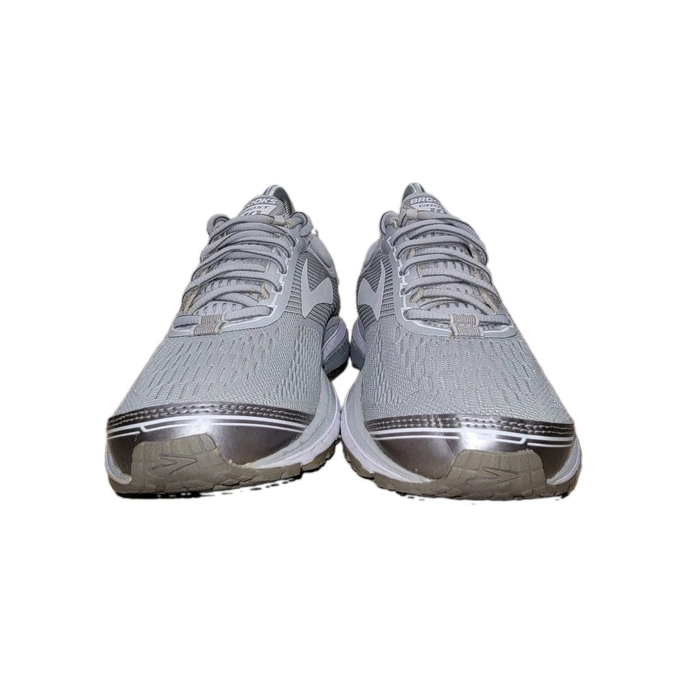 Brooks Ghost 10 Women's Size 7.5 B Running Shoes Silver White Running Shoes - Picture 8 of 12